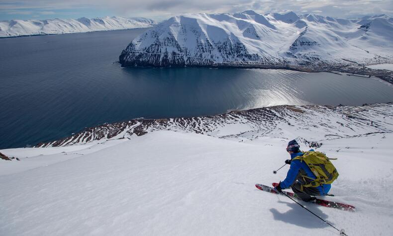 luxury skiing experience Iceland