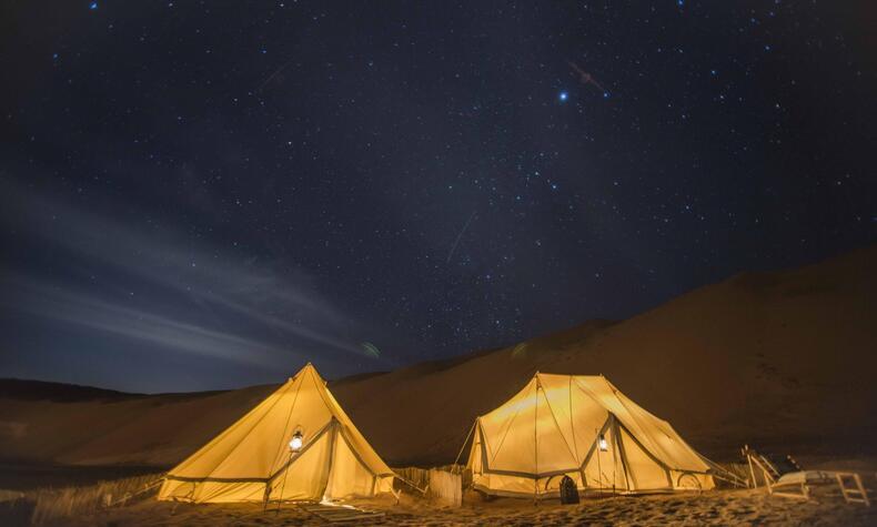 remote luxury travel oman night in the desert