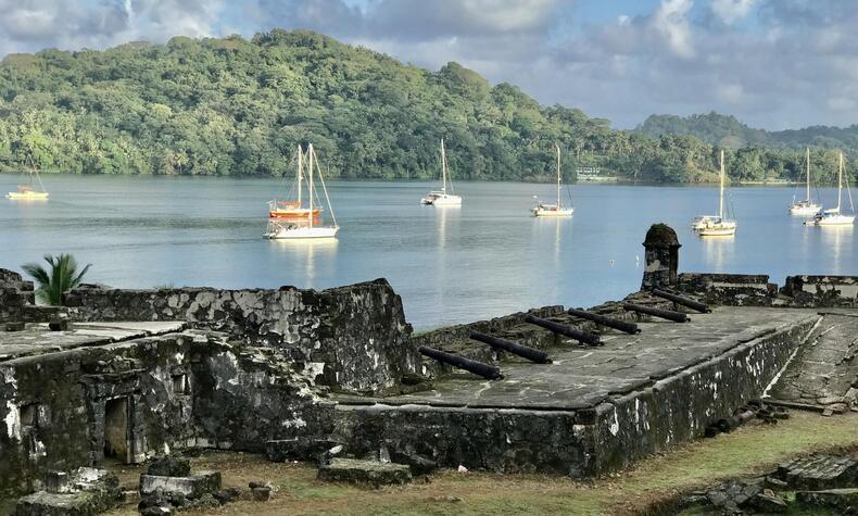 The calm and beautiful bay of Portobelo has been the scene of numerous battles at the hands of the most famous pirates in history. Photos: Juan Vasconez. luxury travel panama portobelo Panama pirates