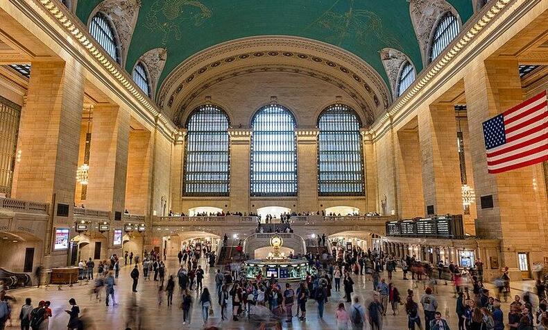 Grand Central Station, opened in 1913, is the station with the most platforms in the world and one of the most beautiful places in New York City. grand central station