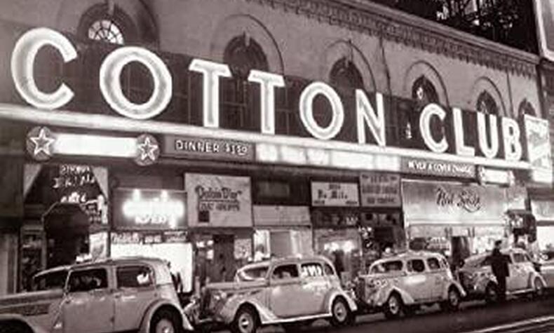 Cotton Club, one of the classic venues of the golden age of jazz in the 1920s in New York. cotton club new york.
