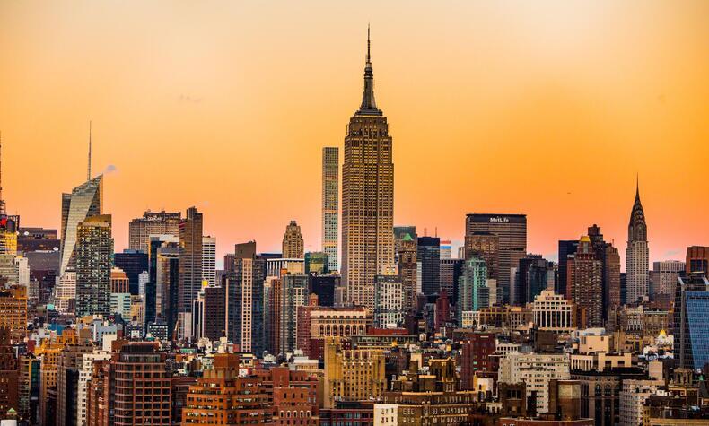 The incomparable New York skyline at sunset. Photo: Michael Discenza. luxury trip to new york