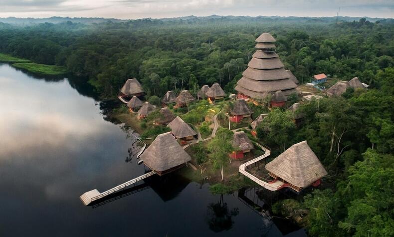Napo Wildlife Center aerial view