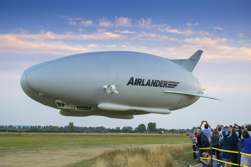 Photo: Courtesy of Hybrid Air Vehicles Ltd. airlander oceansky airship north pole voyage