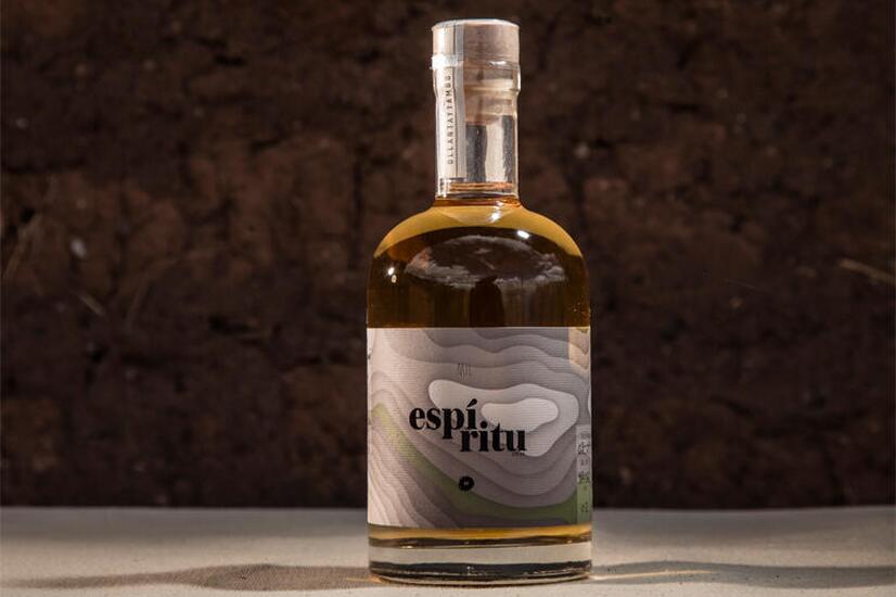 The Kjolle Spirit digestive, created by the Mater center. spirit Kjolle mater peru
