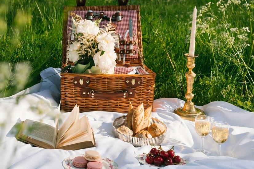 The experience of an exclusive private picnic in the gardens of Versailles. Photo: Hotel Le Grand Contrôle. picnic le grand controle versailles