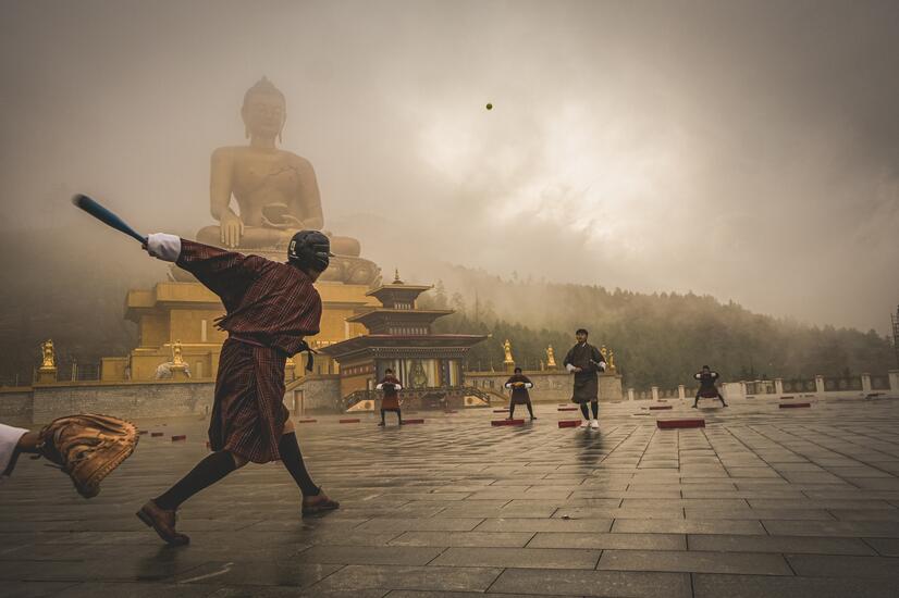 Baseball has grown to more than 5,000 registered youth players Photo: Matthew Desantis Baseball in Bhutan
