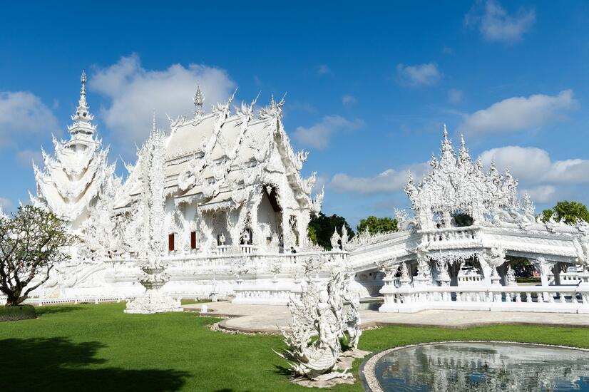 White Temple in Chiang Rai. Photo: CJ. White Temple in Chiang Rai. Photo: CJ.