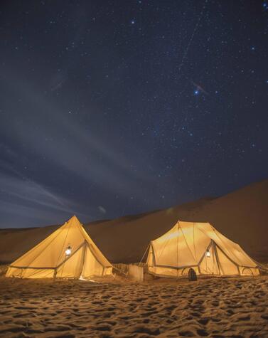 remote luxury travel oman night in the desert