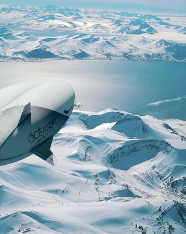 sustainable aviation airship oceanSky