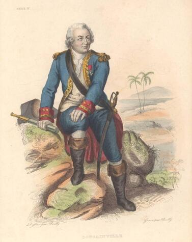 Captain Louis Antoine Bougainville left the port of Brest in 1765. louis antoine bougainville