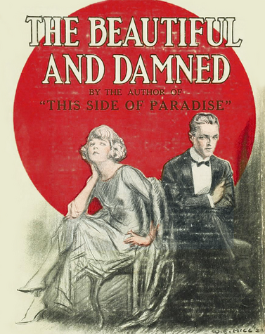Original cover of one of the first editions of F. Scott Fitzgerald's novel. the beautiful and damned f scott fitzgerald