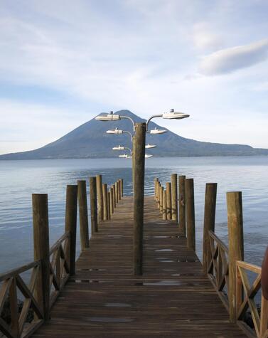 View of Lake Atitlán.