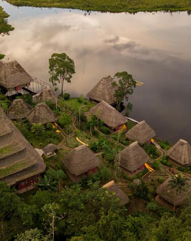 Napo Wildlife Center aerial view