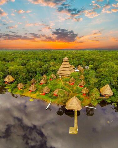Napo Wildlife Center aerial view