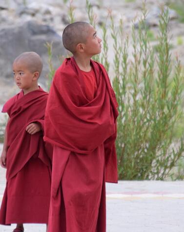 remote luxury travel to Ladakh India monastery.
