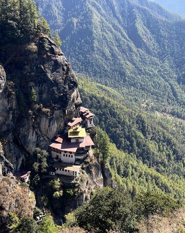 The Bhutanese tiger's nest