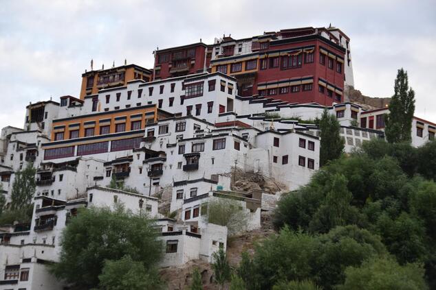 Built in 1416, Drepung Monastery is the first of the three main monasteries of the Gelukpa Buddhist sect. remote luxury travel to Ladakh India drepung monastery