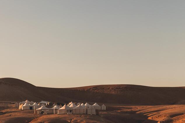 The Agafay desert is only 45 minutes from Marrakech. The Agafay desert Morocco