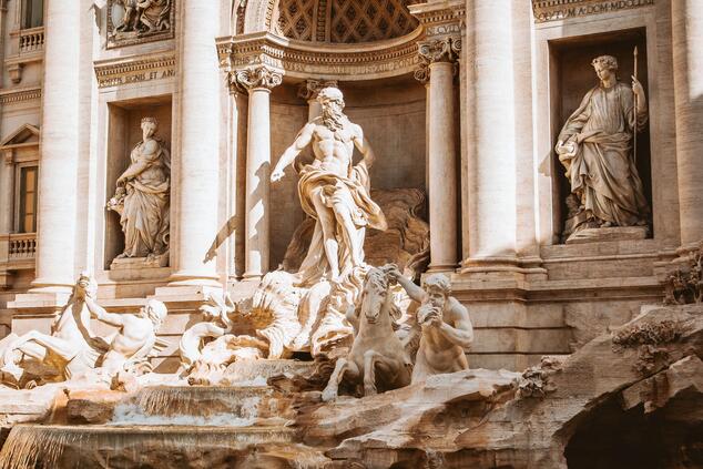 luxury tour italy grand tour rome fontana di trevi.