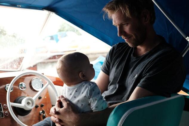 Pilot says his life changed the day his daughter Edith was born. Carl-Oscar Lawaczeck pilot oceansky airships