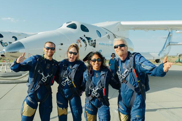 travel to space with Virgin Galactic