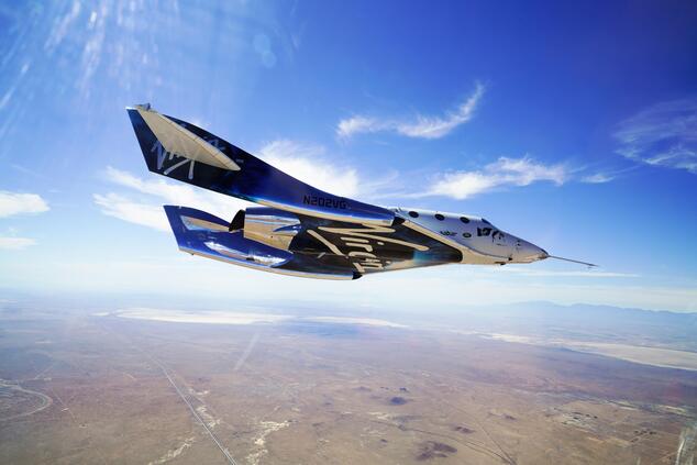 trip to space with Virgin Galactic unity 22
