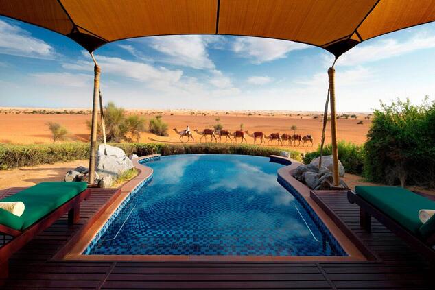 luxury resort al-maha desert dubai.