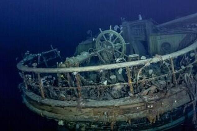 The hull of the vessel was found at a depth of approximately 3,000 meters. endurance ernest shackleton antarctica