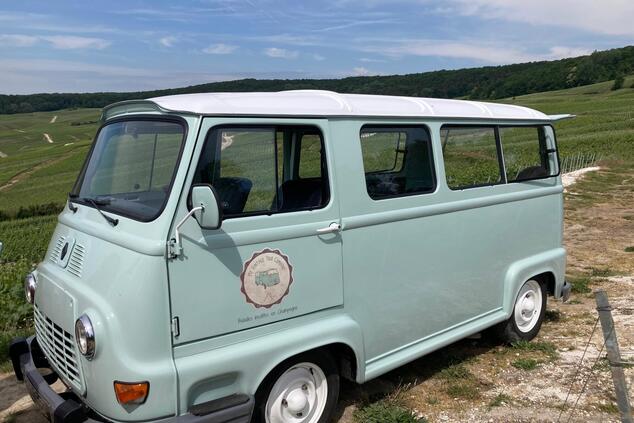 The "Estafette Alouette" is a van manufactured in France between 1959 and 1980. estafette alouette champagne france