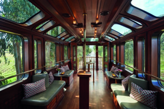 hiram bingham luxury train peru.
