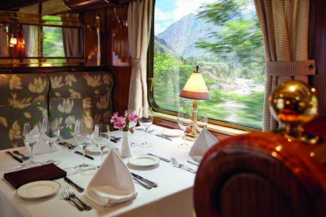 hiram bingham luxury train peru.
