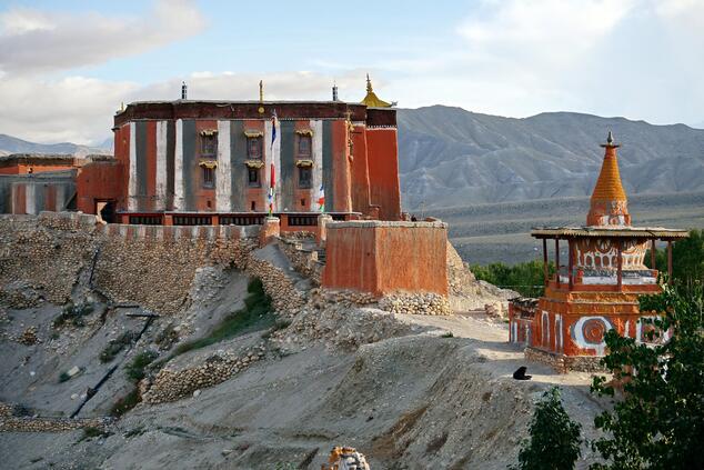 Tsarang Monastery or Gompa built in 1395. Photo: Svetlana Popova. trip to mustang nepal