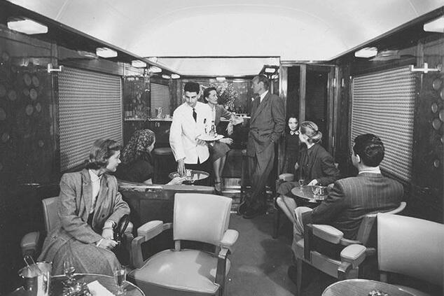 Interiors of the Orient Expres La Dolce Vita