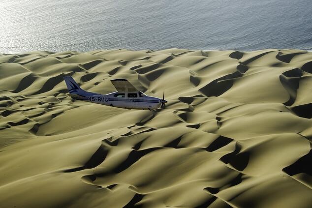 Wilderness Air Airplane Costa Esqueletos. Safari Namibia.