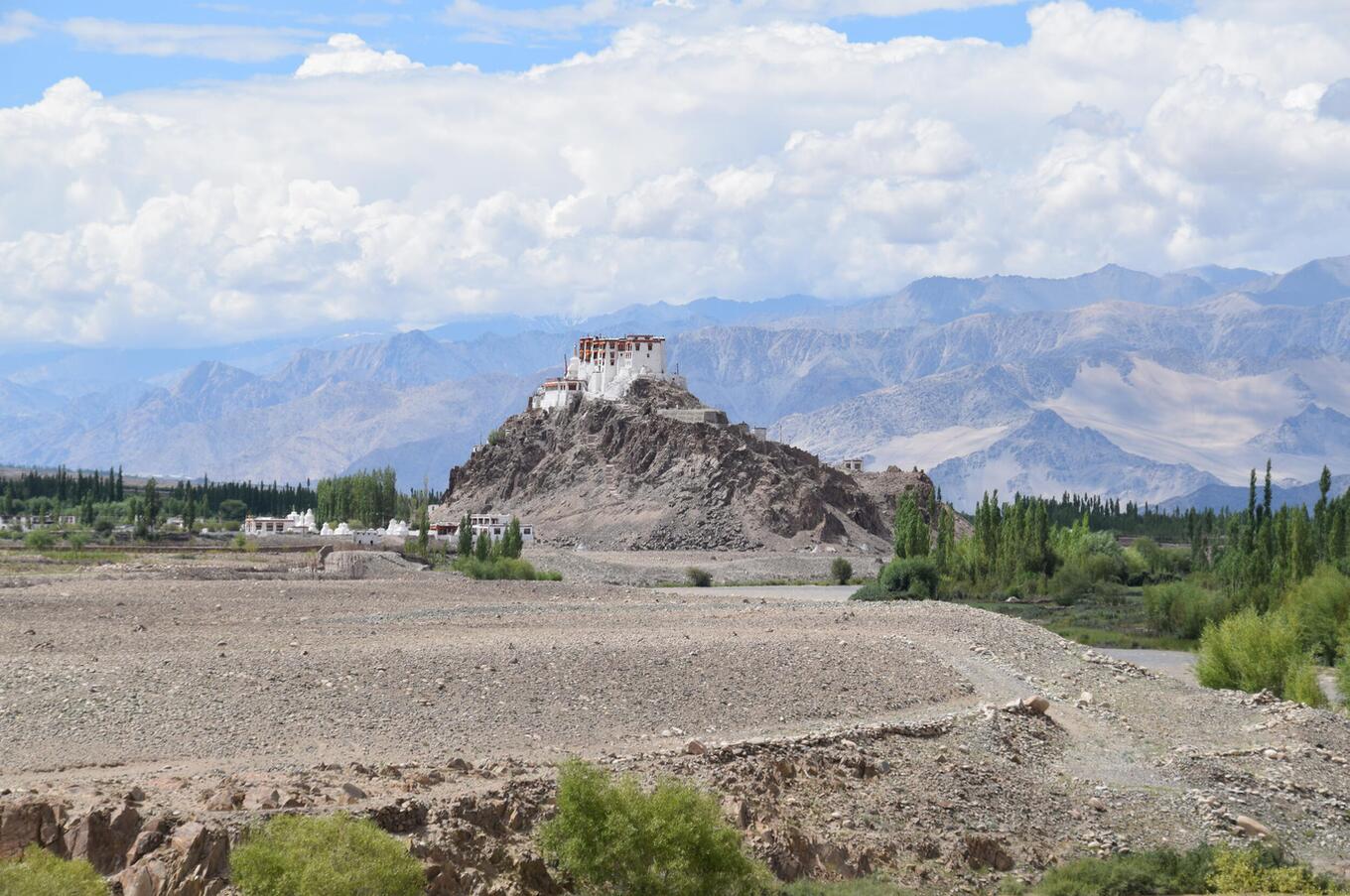 The Stakna monastery was founded at the end of the 16th century. remote luxury travel to Ladakh India stakna monastery