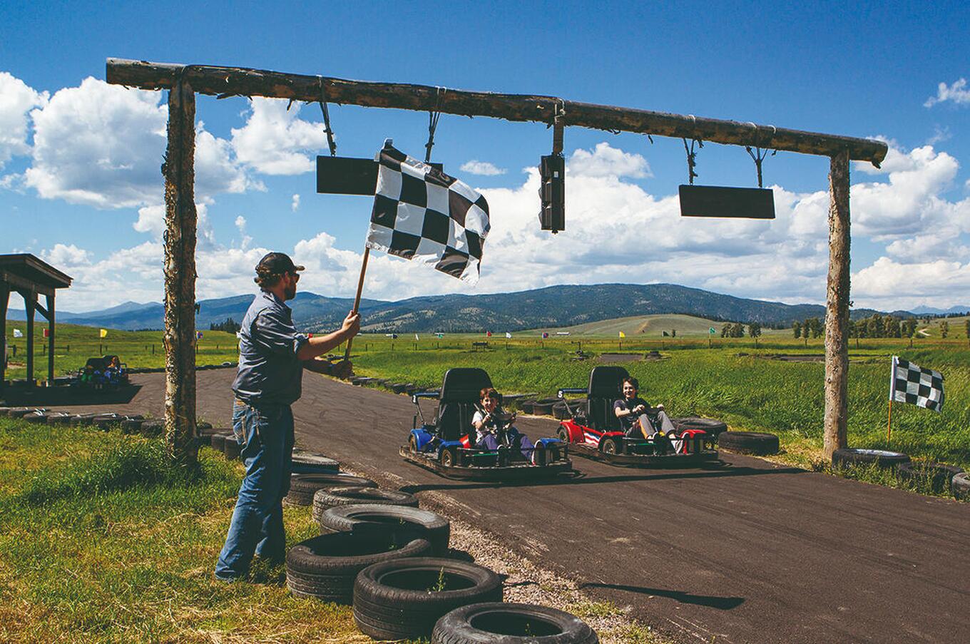 luxury family travel experience american west karting experience