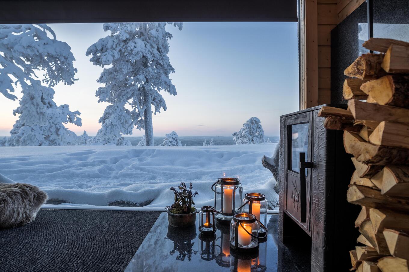 luxury aurora borealis lapland octola trip
