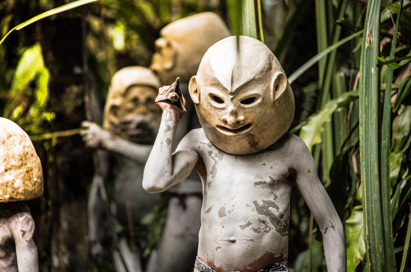 Papua New Guinea Asaro tribe