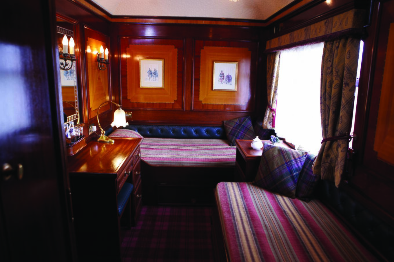 luxury train travel Scotland Belmond Royal Scotsman