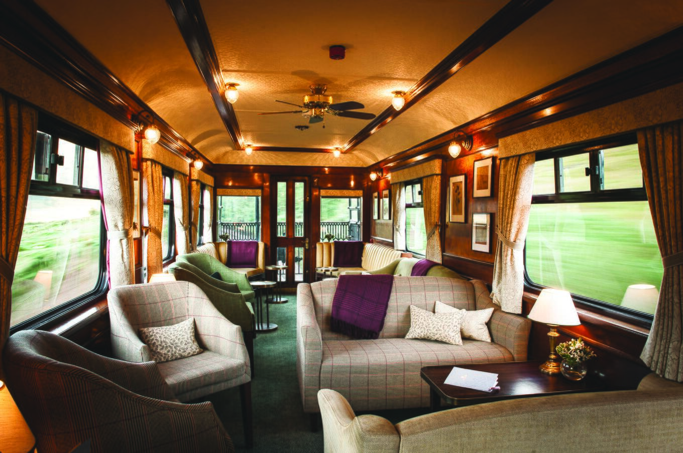 luxury train travel Scotland Belmond Royal Scotsman