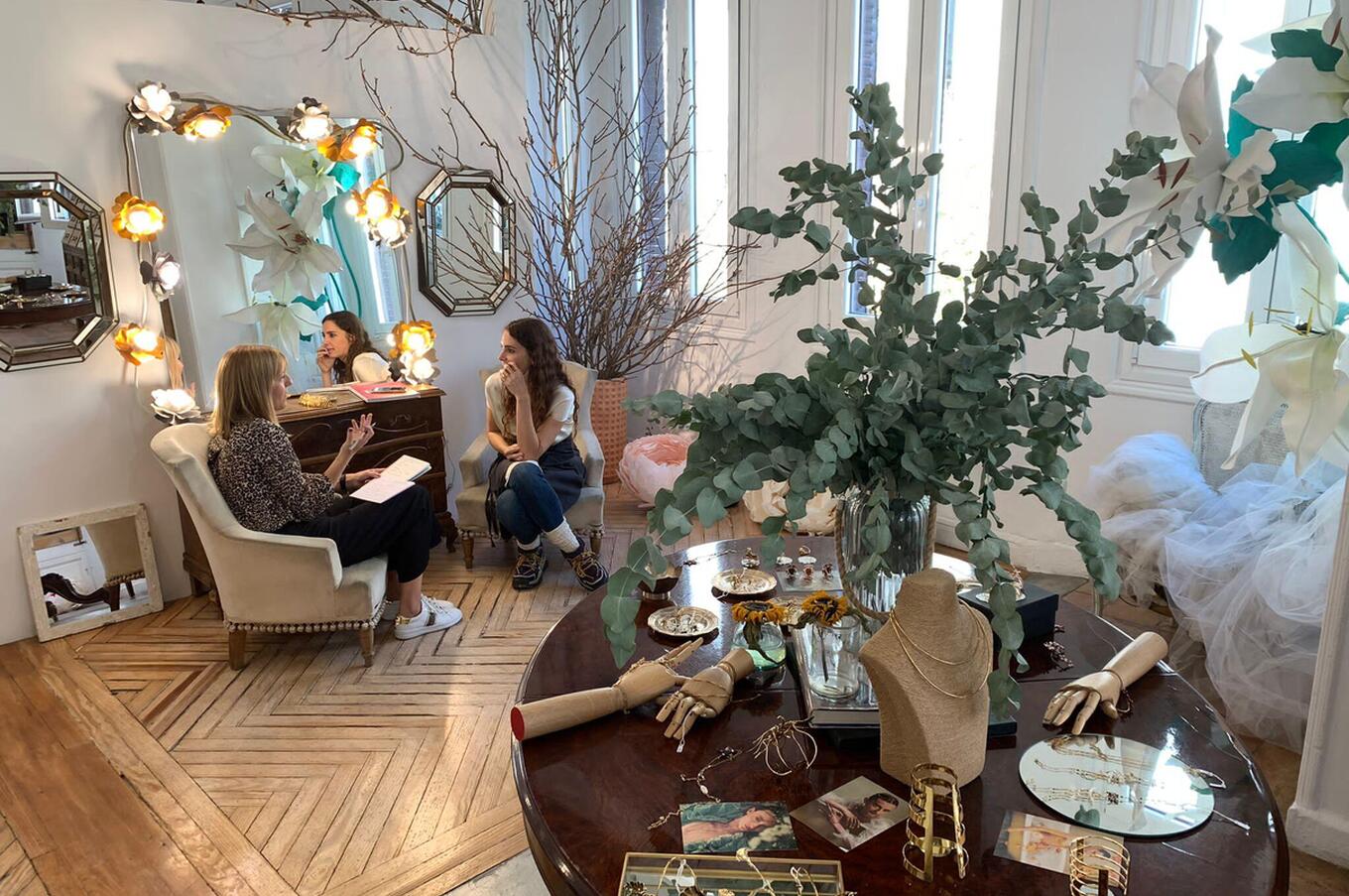 Susana Cruz in her workshop at Claudio Coello street in Madrid during our interview. Photo: Gonzalo Gimeno suma cruz jewelry workshop