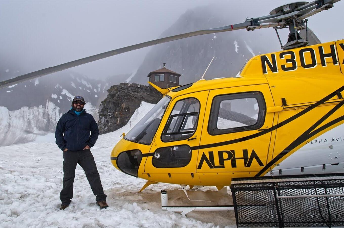 Ofer Ketter in Alaska, one of his favorite land destinations. alaska ofer ketter