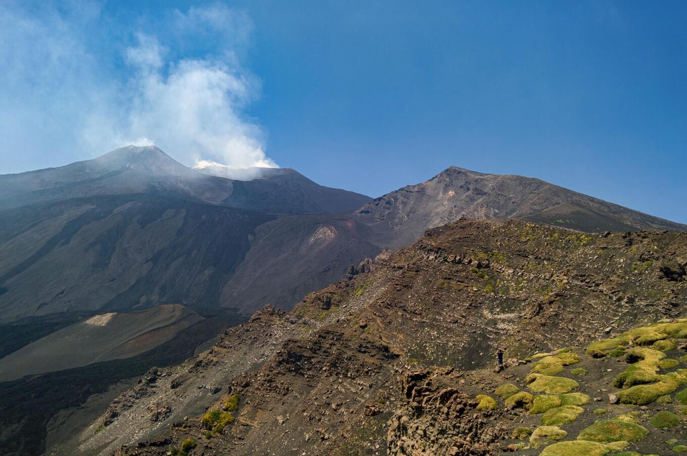In Greek mythology, Etna was the volcano inside which the forges of Hephaestus, who worked in the company of Cyclops and giants, were located. etna volcano sicily