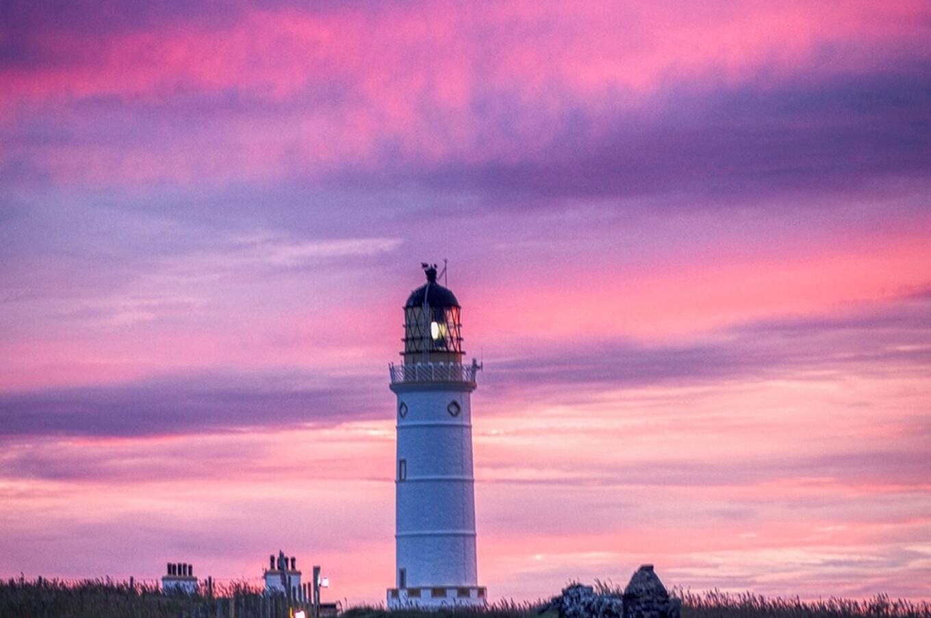 Lighthouse of 1815 converted into a hotel