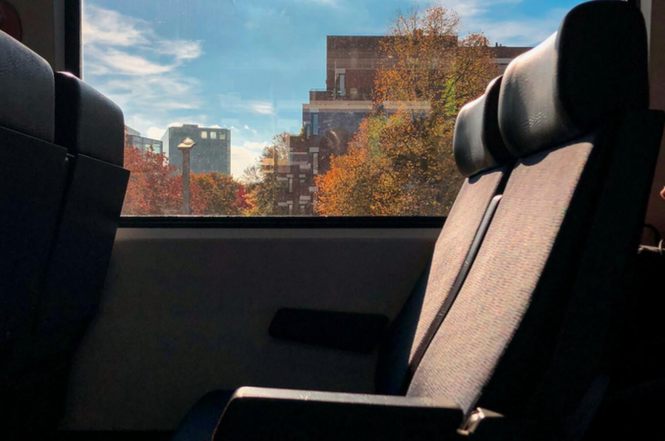 Sustainable trains promote green mobility. Photo: Lucia Regules. Photo: Lucia Regules