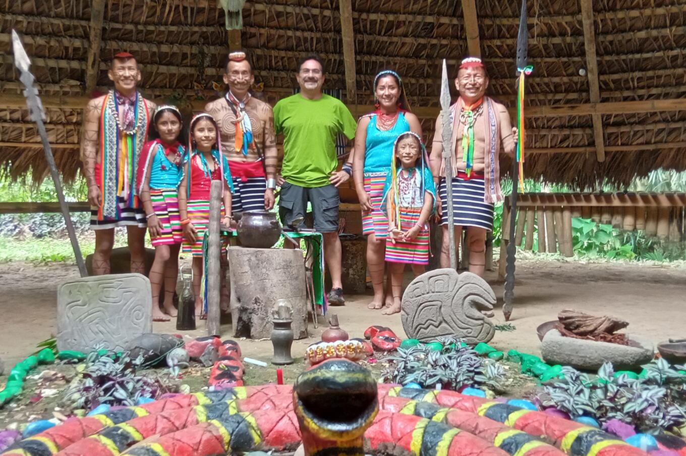 With the Tsáchilas in Ecuador