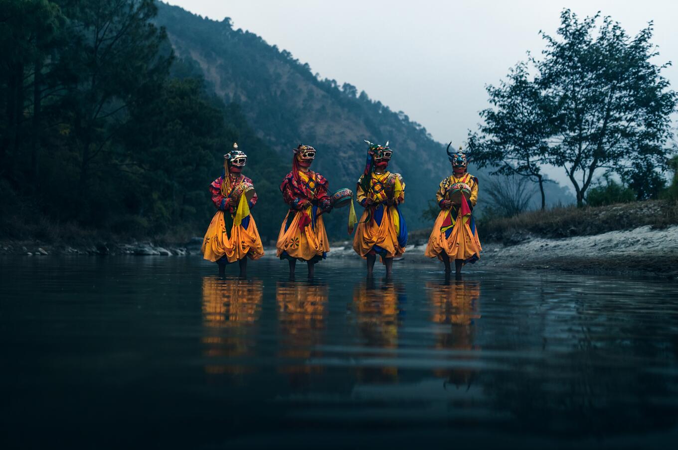 Cham Dancers with Masks