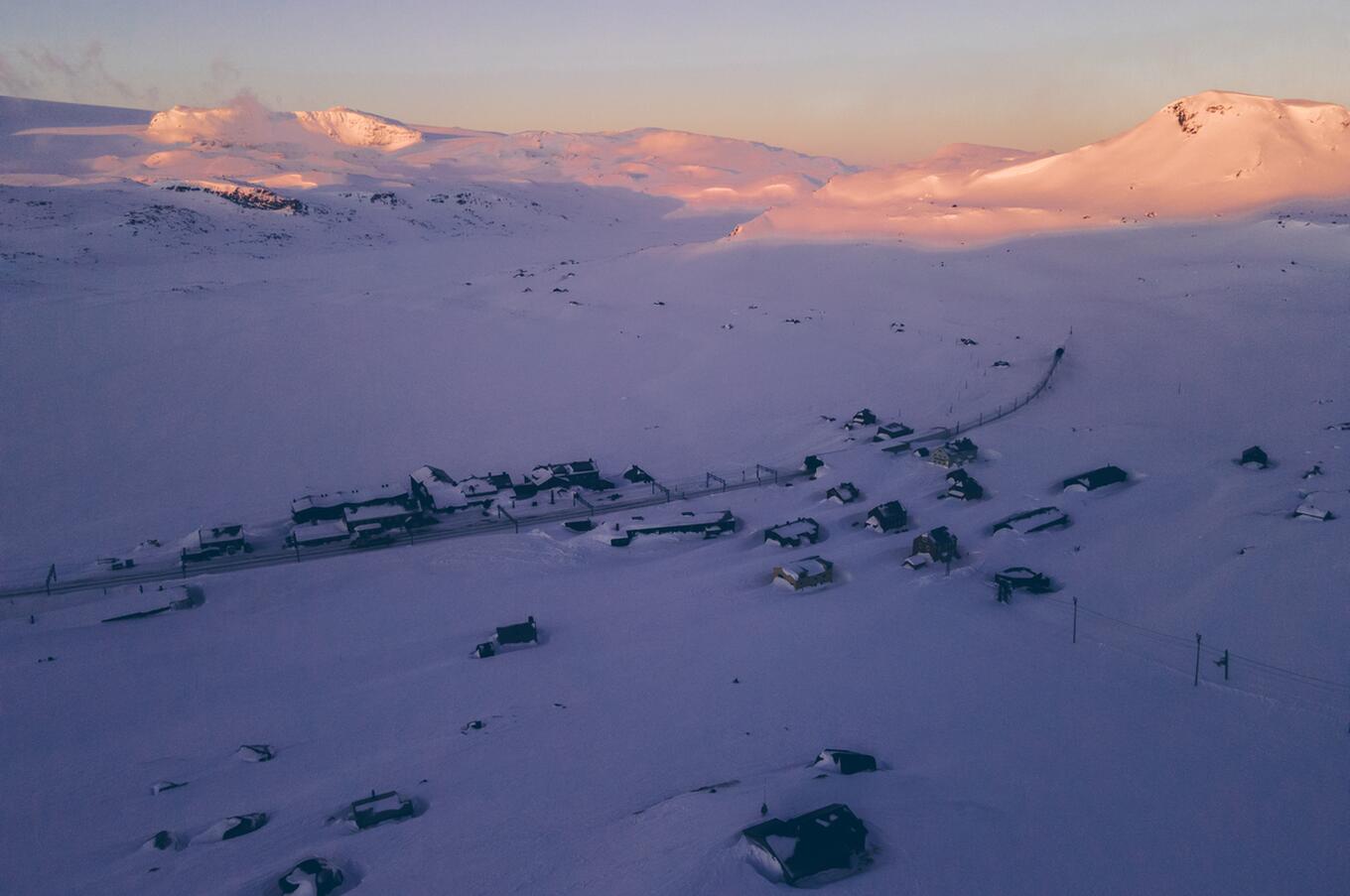 The remote village of Finse in Norway