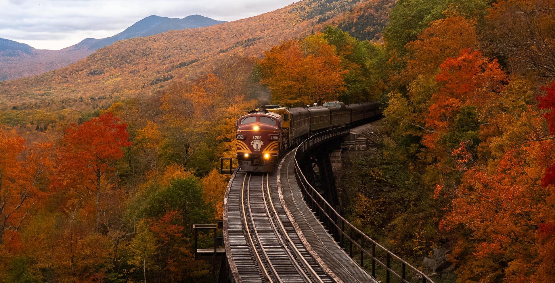 autumn nature getaway trip